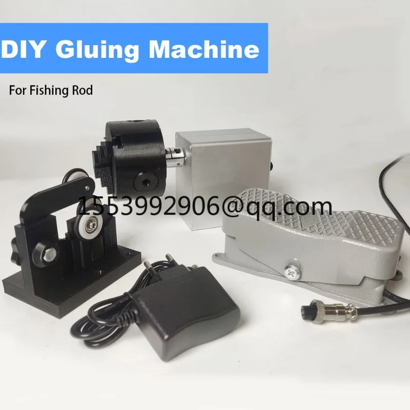 

Fishing Rod Building Elctric-Drive Machine Lure Winding Epoxy Glue Machine Professional Fishing Rod Winding Machine