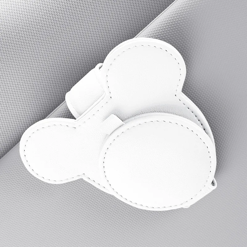 Car Sun Visor Eyeglasses Clip, Multifunctional Card Holder Storage Pouch, Car Sunglasses Organizer