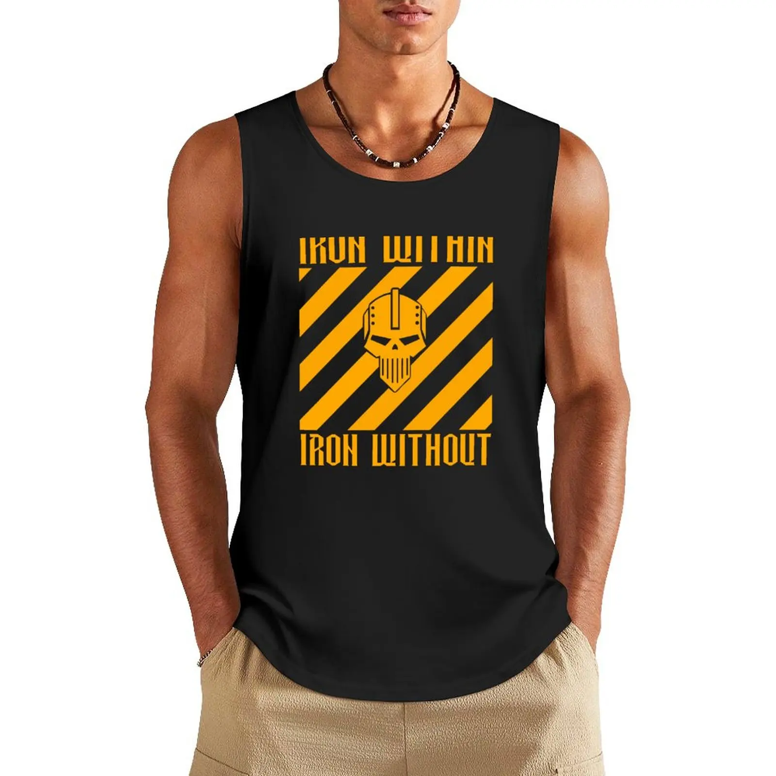 

Iron warriors Tank Top tops gym clothes man fitness t-shirt gym man