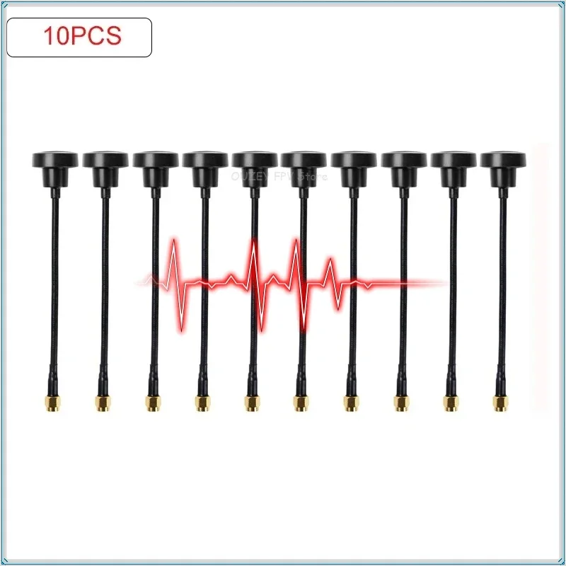 SmCpTop Quality 10PCS Pagoda PRO 150mm 5.8GHz 3dBi Omni FPV Antenna RHCP SMA For RC Freestyle FPV Racing Drone VTX Goggles DIY P