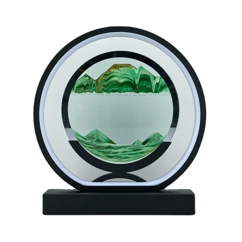 

Bedside lamp quicksand painting table lamp, the new table lamp is super bright