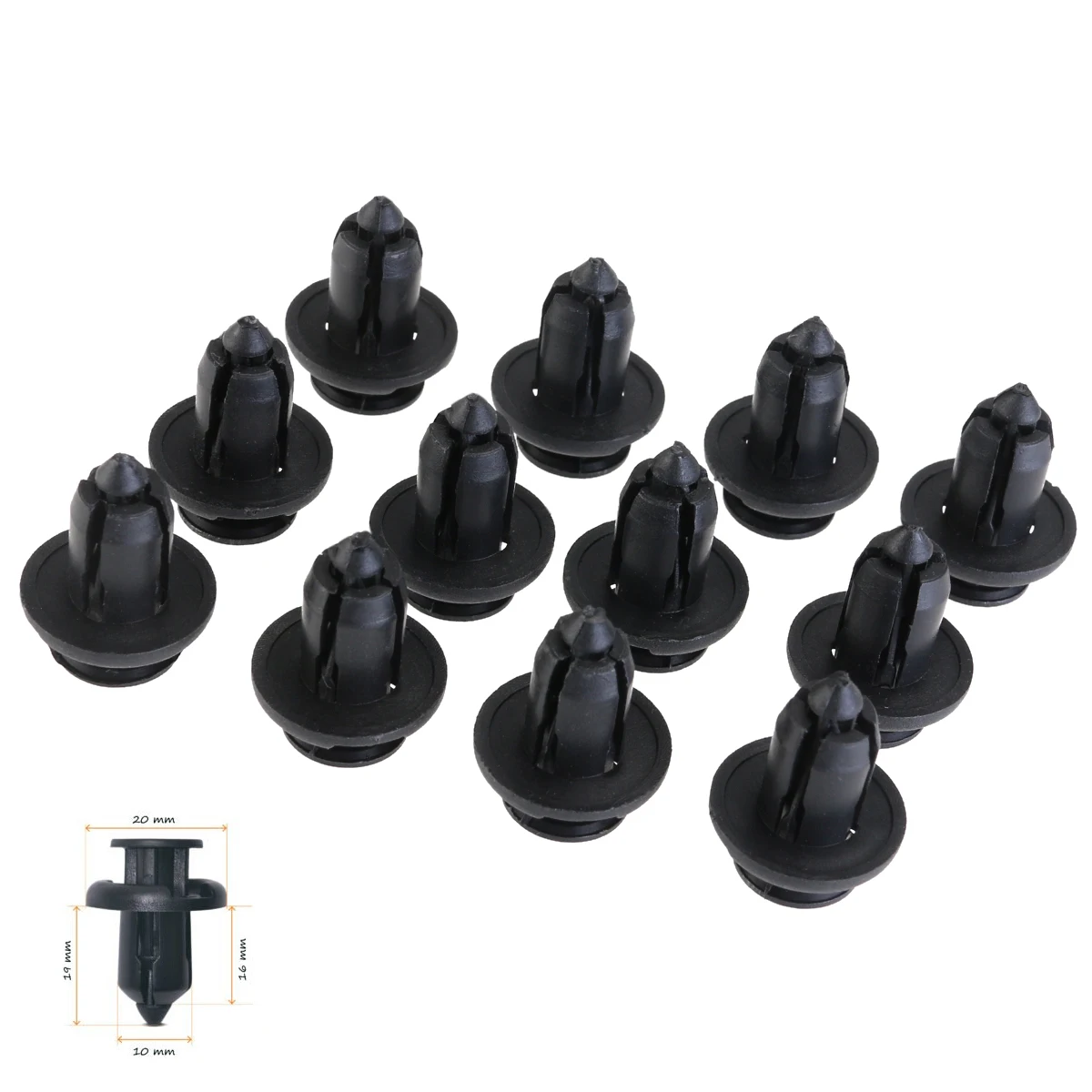 

40Pcs Bumper Fastener Clips Pom Polymer Stronger Than Nylon PP ABS 91503sz3003 Push Retainer Clips Push Retainer Kit