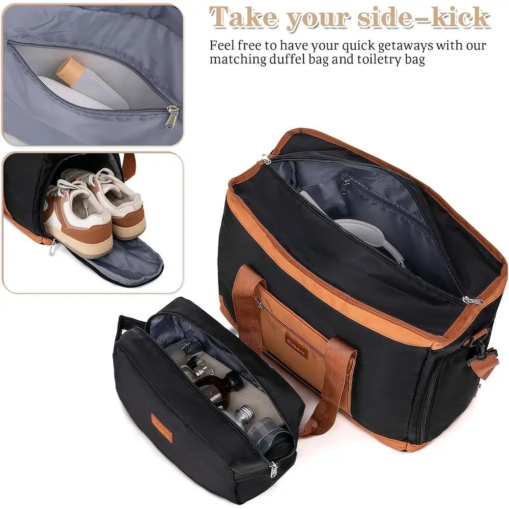 مجموعة أمتعة دوارة مكونة من 3 قطع: حافظات TSA-Lock Hardshell ABS، مقاومة للماء، أزرق داكن، 20، 24، 28