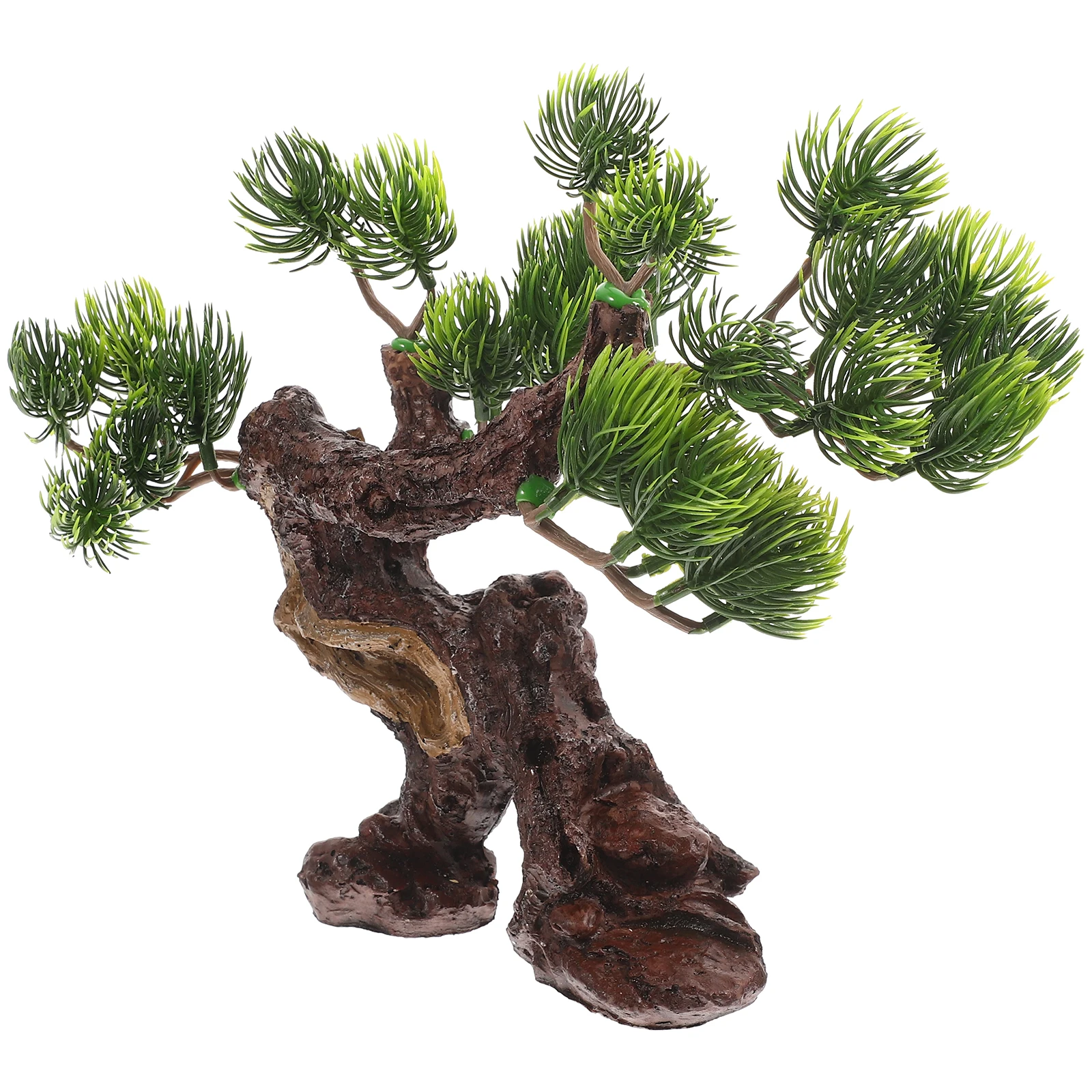 

Simulated Welcoming Pine Ornaments Realistic Fake Trees Home Office Decor Artificial Plants Resin Material Lifelike Design