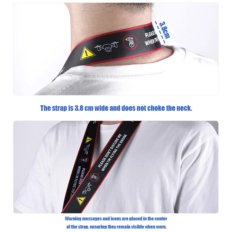 VOLODYMYR Remote Control Neck Lanyard for DJI FPV Remote Control 2 Phantom 3 /4 Series Neck Strap Hanging Straps Belt Drone