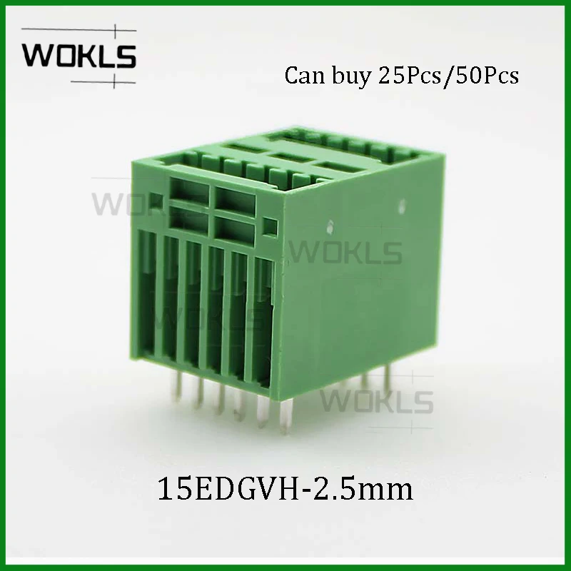 2.5MM 15EDGRH 2.5MM Double layer plug-in  15EDGRH-2.5 PCB connector 2EDG double row terminal block