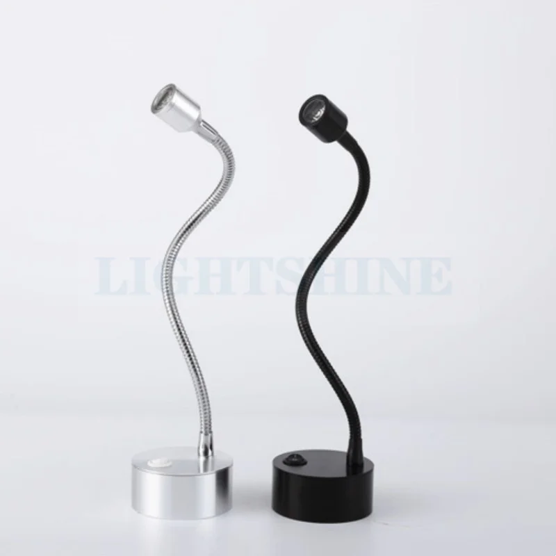LED Dry Battery Spotlights Battery spot Light Wireless mobile Jewelry counter light Display cabinet light  display case Light 1W