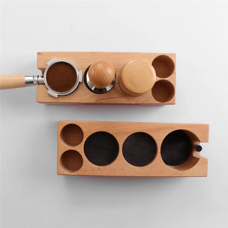 A58E-حامل عبث القهوة ملء قاعدة دعم اسبريسو العبث حصيرة محطة الوقوف لملحقات قهوة باريستا 51/54 مللي متر