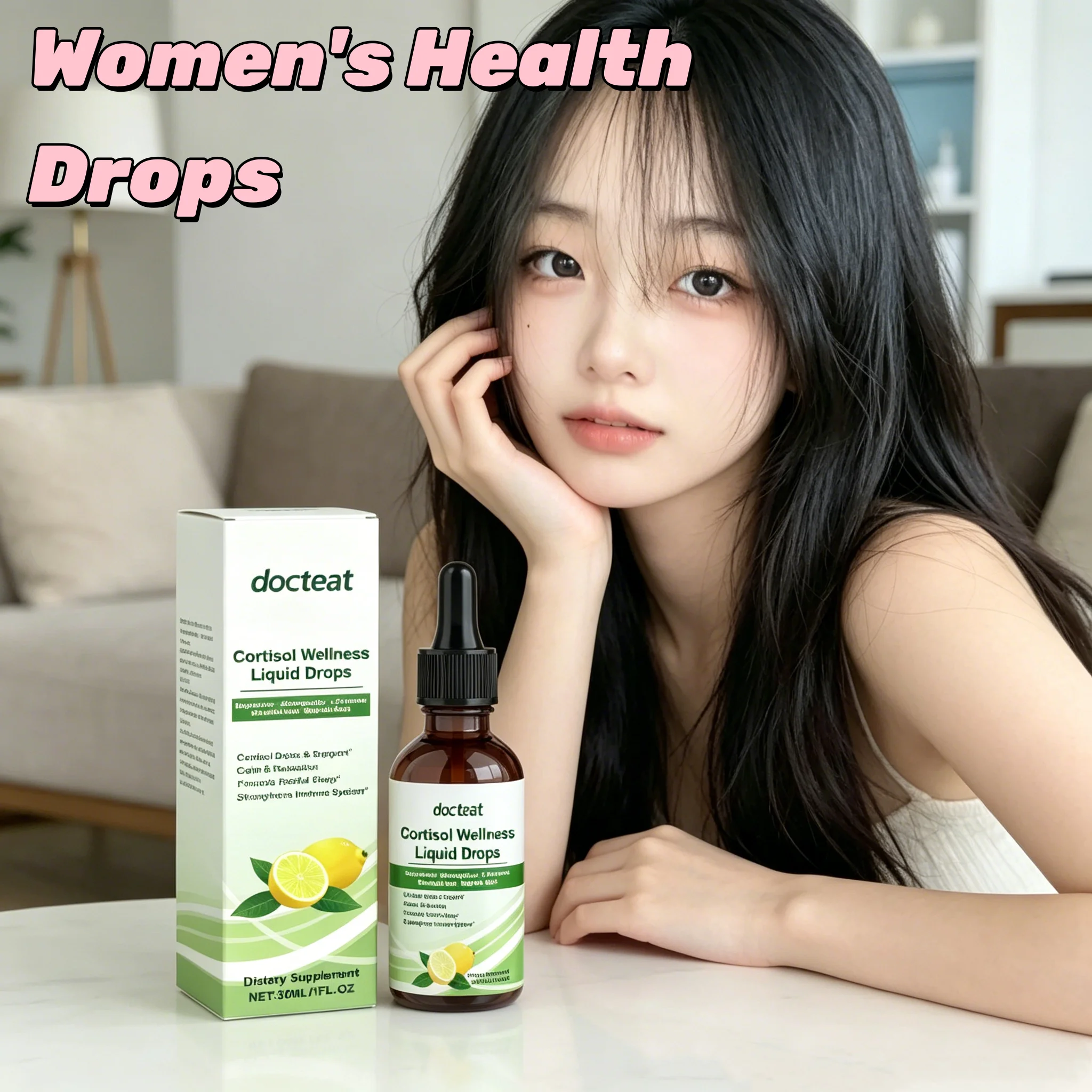 Herbal Wellness Drops - Kadınlar İçin Kortizol Dengeleyici Damlalar Hormon