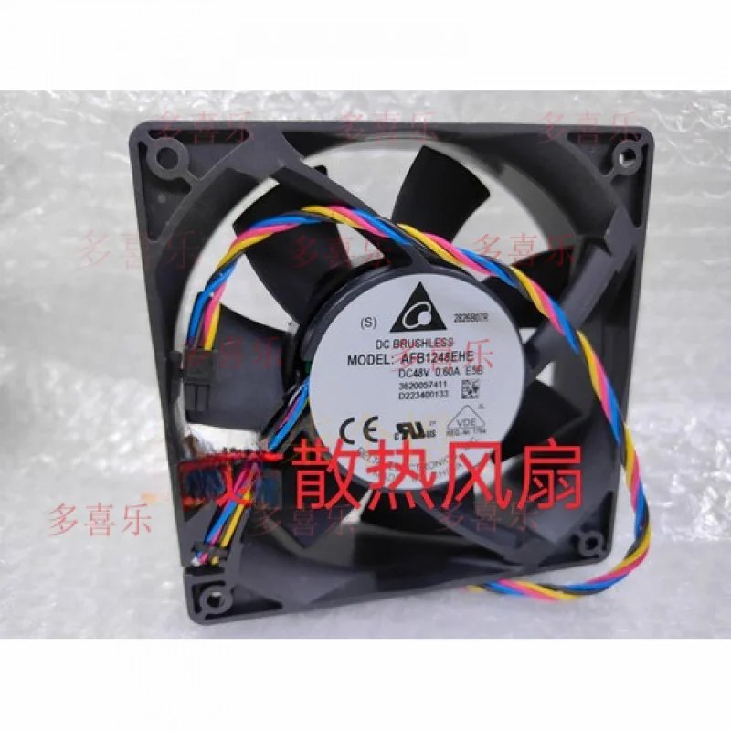 

EE для Delta AFB1248EHE 12038 DC48V 0,6A 4-проводной бесшумный охлаждающий вентилятор