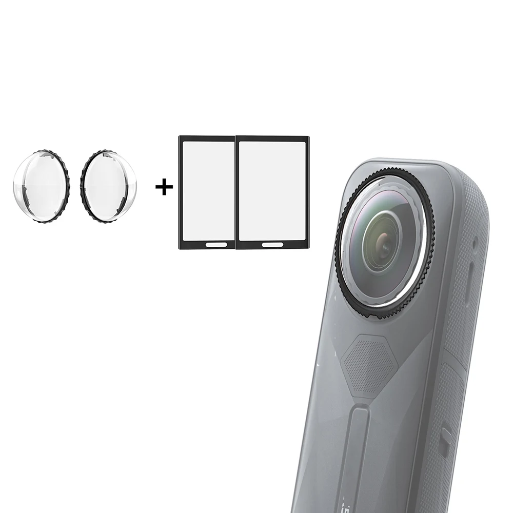 

For Insta360 X5 Lens Camera Tempered Glass Optical Glass Lens Protection Mirror Anti-scratch Protective Cover Mount Lens Guard