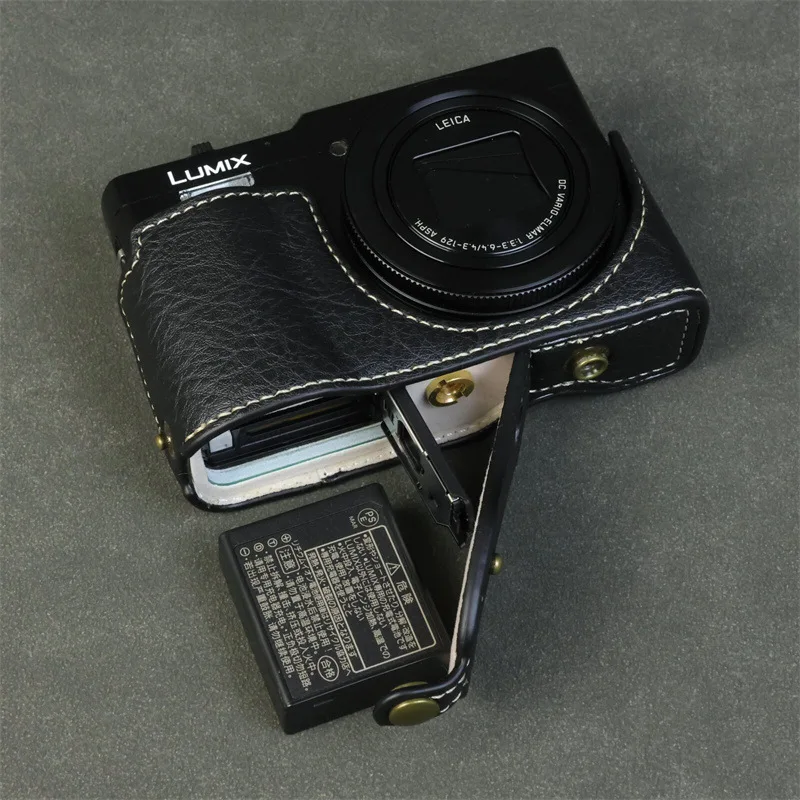 ◆美品◆ Panasonic Lumix TZ99 + ケース&ジャケット Camera Bag Leather Case For Panasonic Lumix ZS99 / TZ99 Camera