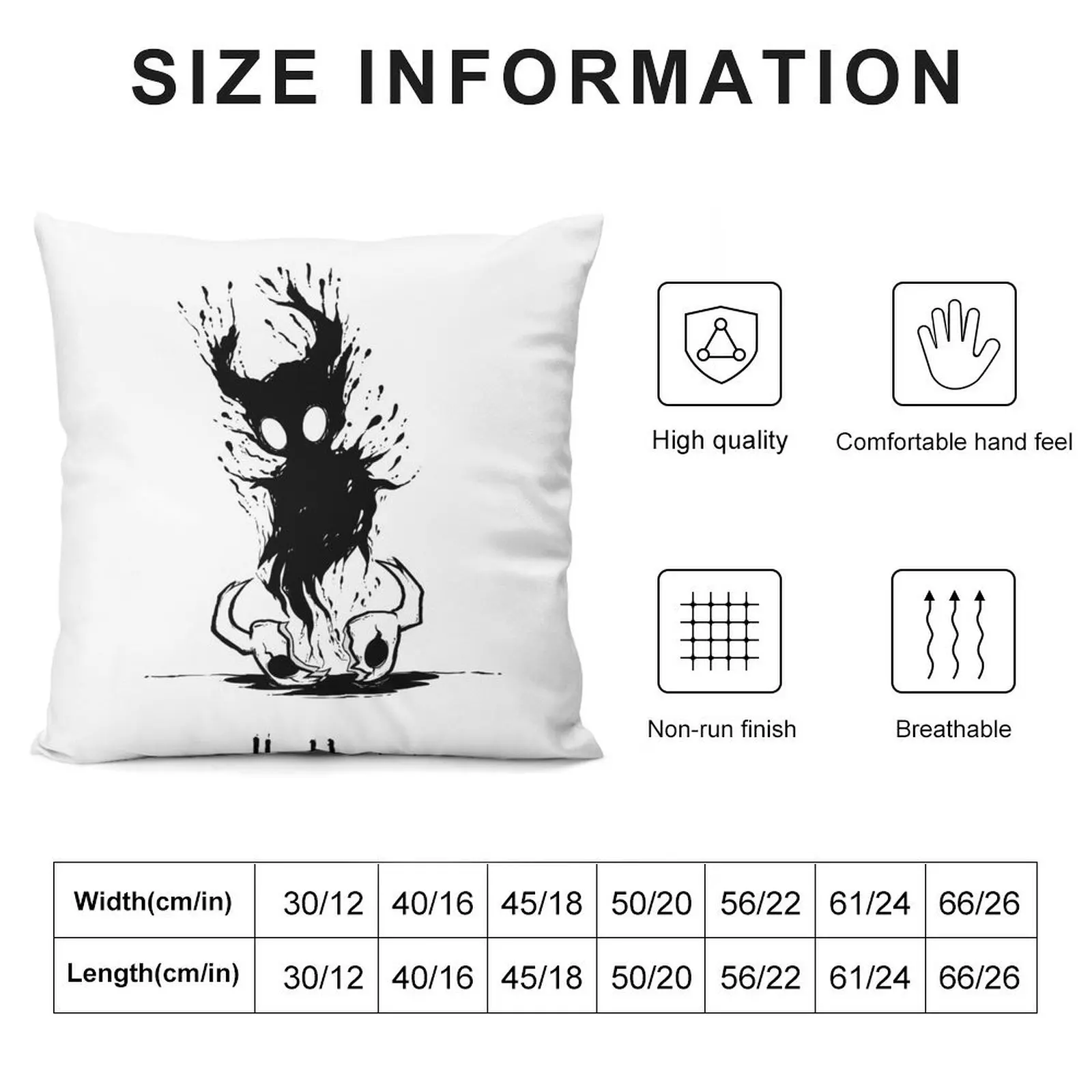 Hollow Void [Hollow Knight] Throw Pillow Cushions Cover bed pillows Sofa Covers For Living Room ornamental pillows pillow