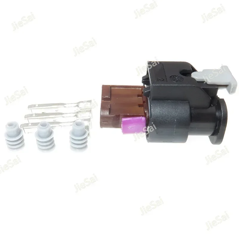 3 Pin 4F0 973 703 A Auto Reversing Radar Socket Electric Wiring Harness Connector Plug 4F0973703A For VW Audi Land Rover
