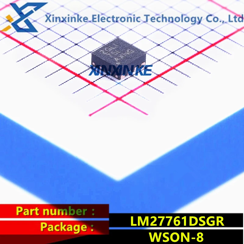 LM27761DSGR WSON-8 Mark: ZGLI  Switching Voltage Regulators Low-Noise Regulated Inverter With Integrated LDO Brand New Original