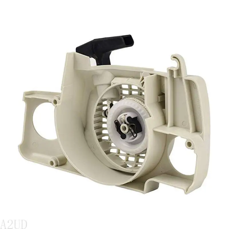 A2UD Chainsaw Recoil Starter يناسب المنشار MS170 MS180 جزء المحرك بداية