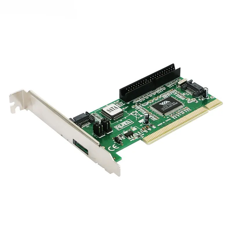 

Hard disk adapter card expansion card VIA6421 PCI to SATA card ESATA card PCI to IDE