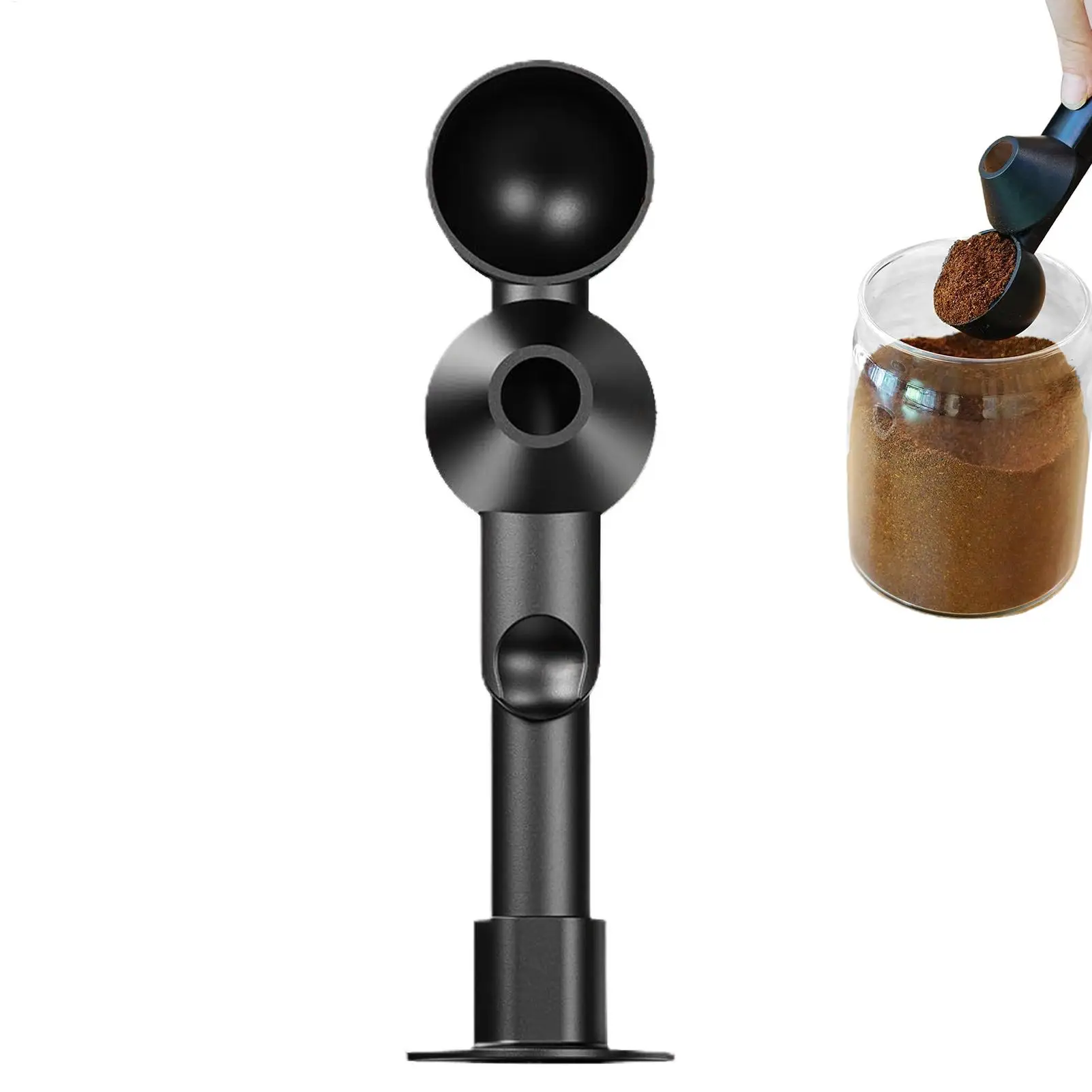 Coffee spoon measuring cup with base Protein spoon Coffee sliding spoon Spill-Proof Ground Coffee Scoop For Milk Coffee Baking