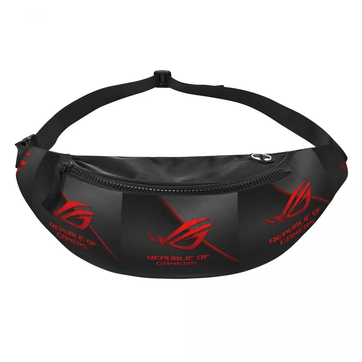 

Asus Rog Fanny Pack Men Women Crossbody Adjustable Waist Bag Travel Running Phone Pouch