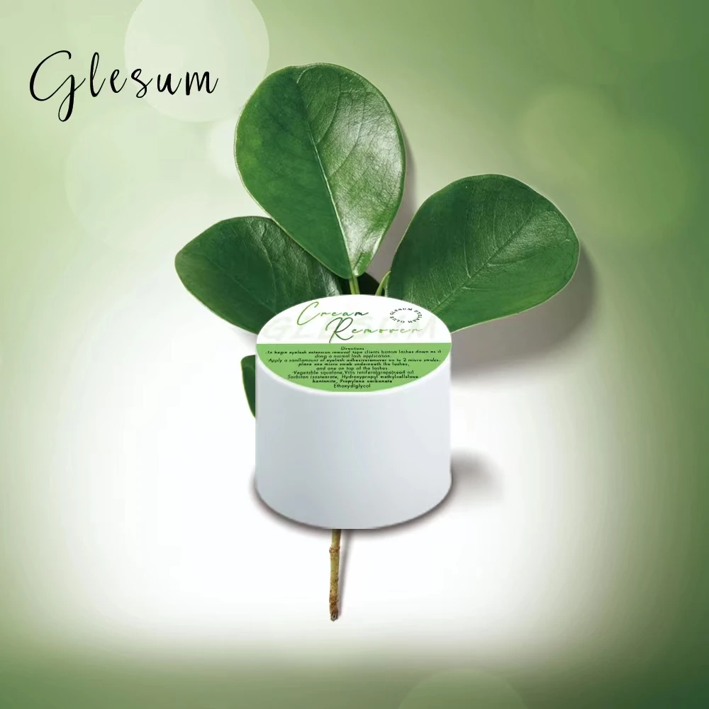 Glesum Efficient And Practical Pink Proffesional Eyelash Extension Cream Glue Remover For Lashes Remover Makeup Tools