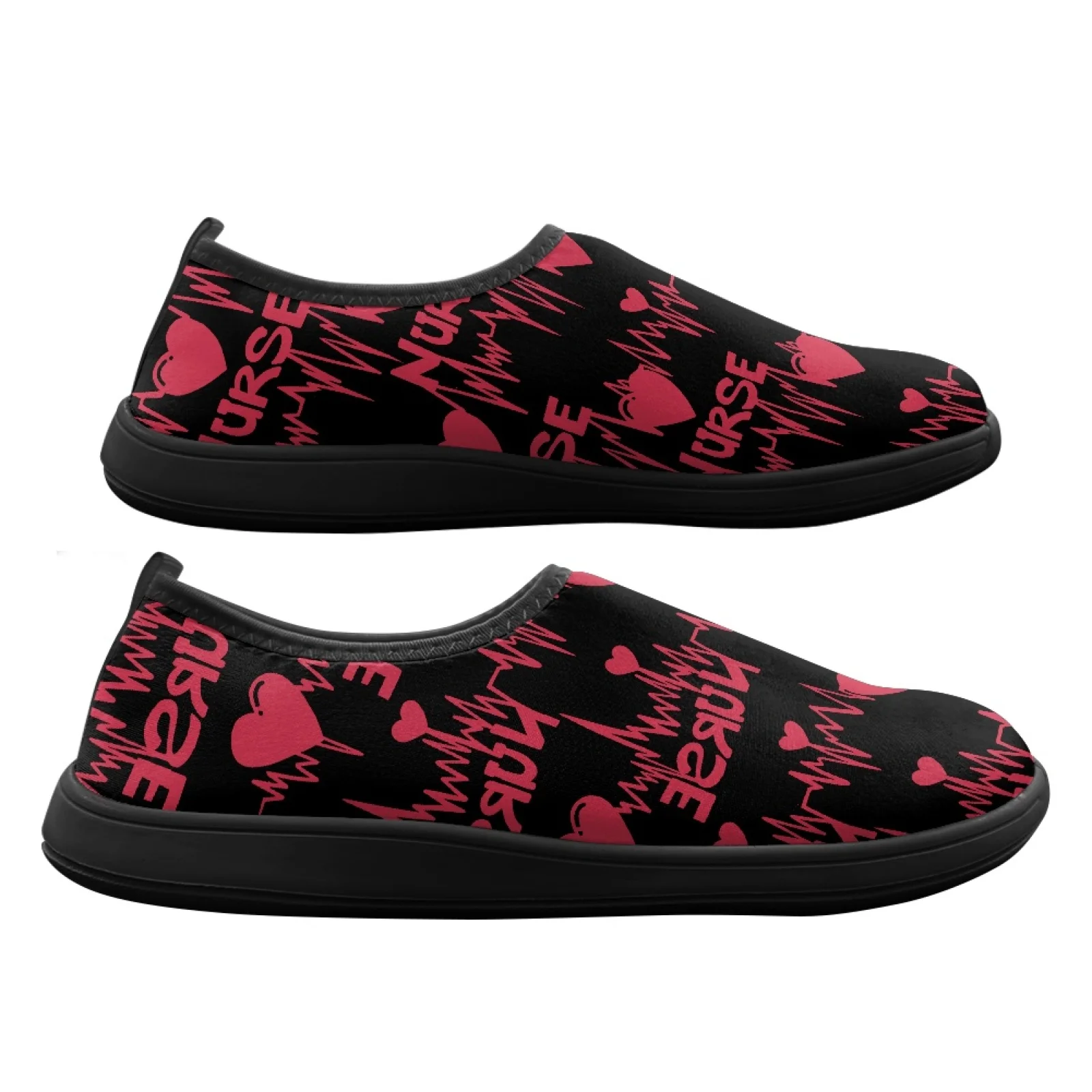 PENSTROLL Heart-Shaped Wide Toe Box Barefoot Waters Shoes Hiking Shoes for Casual Slip On Wide Toe Flats