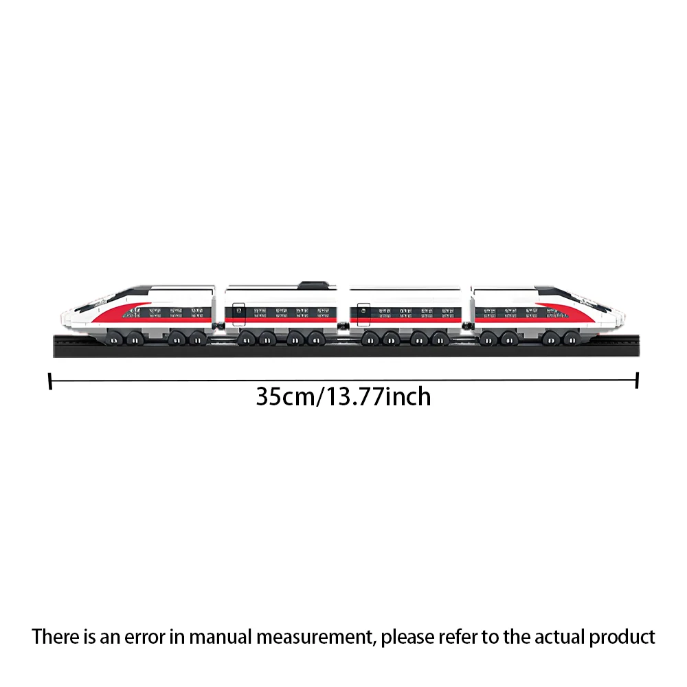 Cartoon Classic Steam & High-speed Rail Building Block Toy Train Model Collectible Decor for Enthusiasts，Brithdays&New Year Gift