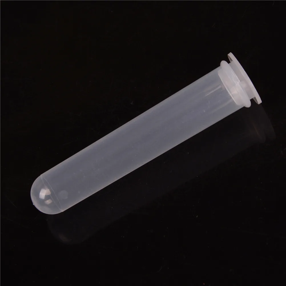 High Quality 10pcs 20ml Plastic Test Tubes Centrifuge Tubes Round Bottom Multiple Length 110mm