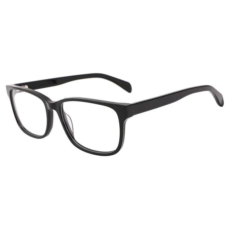Kirka Men's Large Rectangle Optical Glasses Frame Sheet Black Prescription Myopia Adult Eyeglasses WD1560