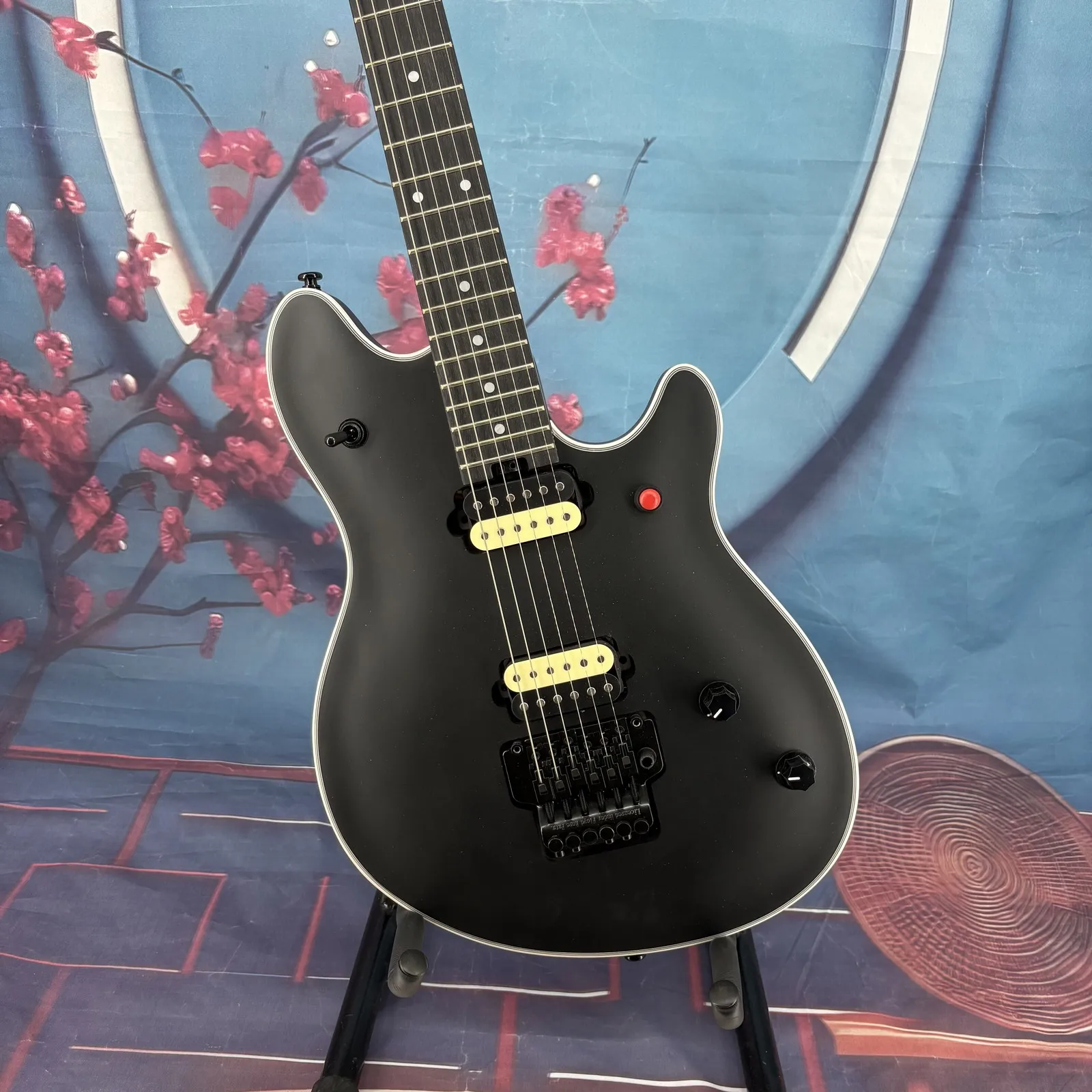 2025 Matte Black Guitar 2H Pickups with Floyd Rose Tremolo