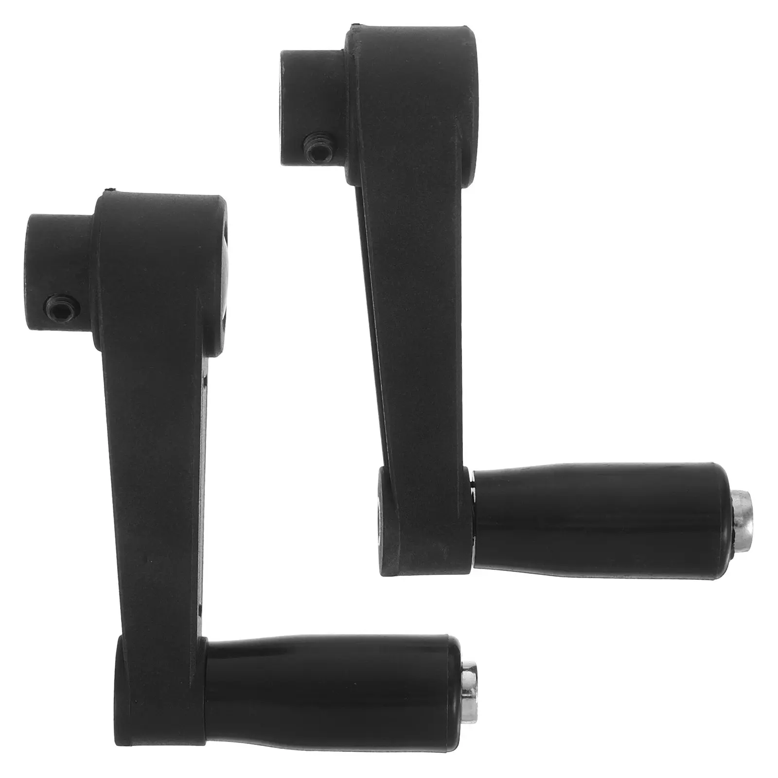 2Pcs Hand Crank Generator Handle 8Mm Round Hole Replacement Manual Crank Arm for Generator Hand Start Lever Outdoor Power