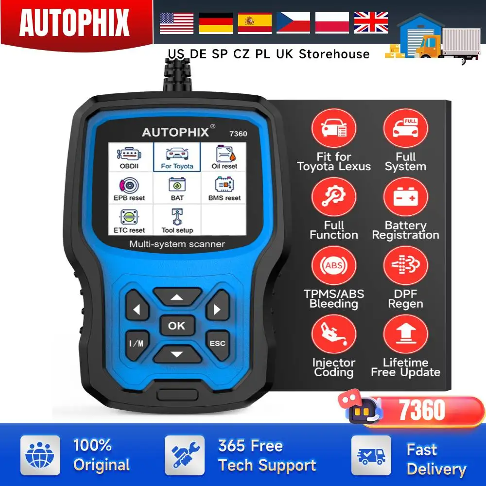 OBD2 Scanner For To… - image