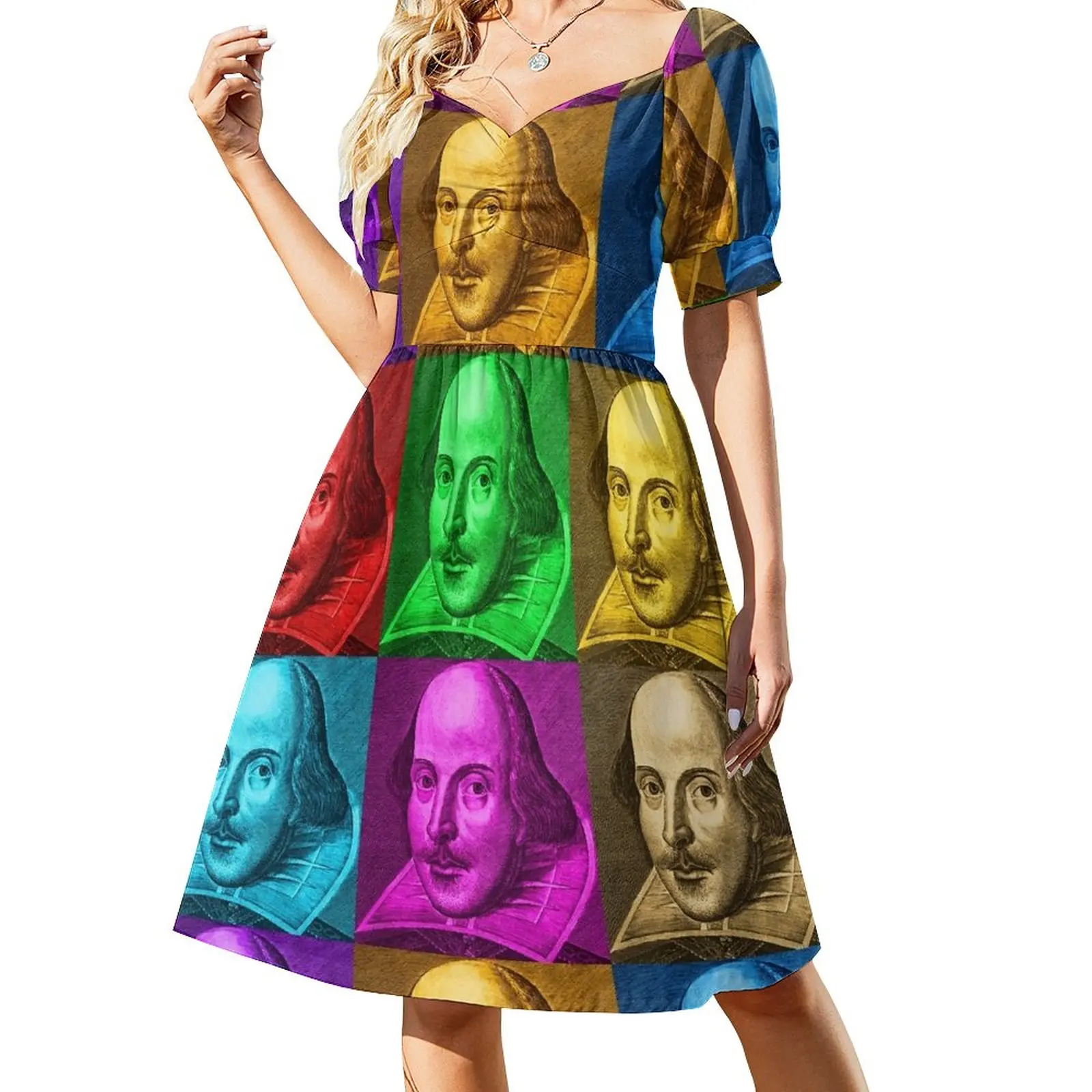 

William Shakespeare Pop Art Sleeveless Dress women's summer clothing 2024 dresses for womens 2024 Dress for pregnant women