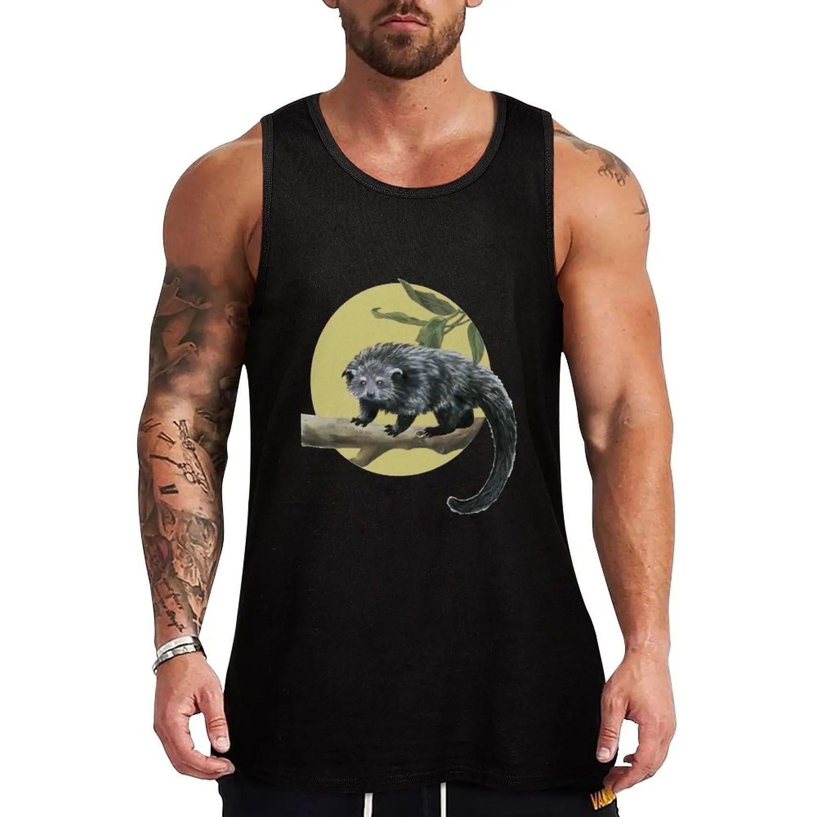 

Binturong (Bear Cat) Tank Top summer clothes for men Clothing tops summer