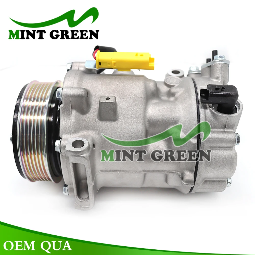 For Peugeot 407 508 607 AC Compressor For Citroen C5 C6 6453PP 6453RE 6453RF 6453RT 6453SN 6453SP 6453WW 9800840380 9671340580