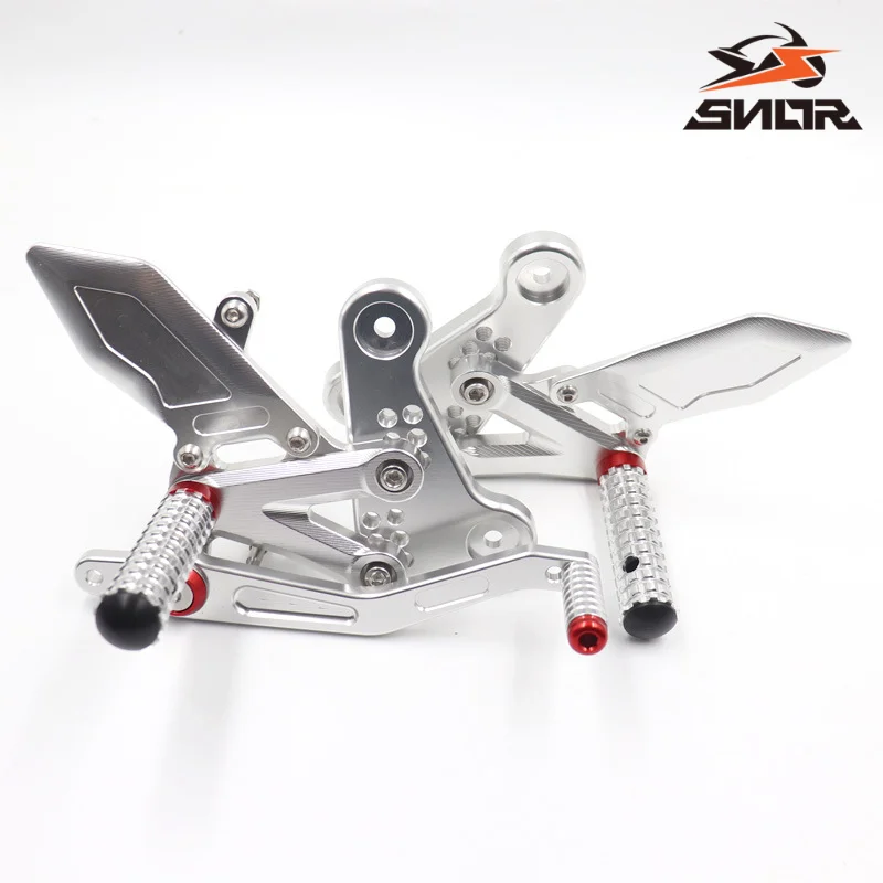 SNOR Motorcycle Competitive Raised Footpeg Shift Brake Lever Bracket Assembly Mod Parts For CFMOTO 675SR-R