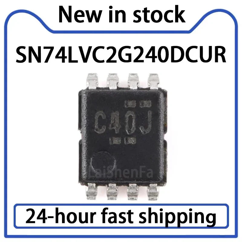 10PCS SN74LVC2G240DCUR VSSOP-8 Dual Buffer Driver Chip with 3-state Output, in Stock