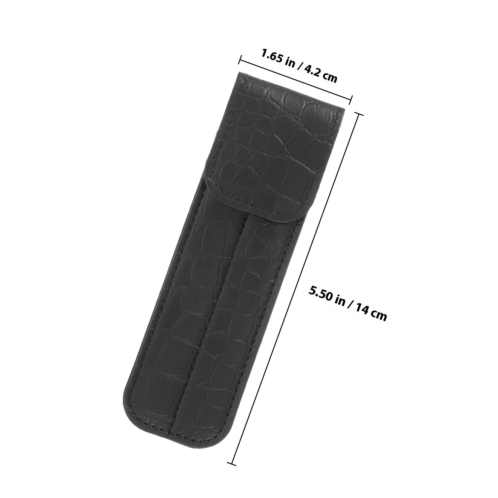 Estojo de Pinça PU para Extensões de Cílios com Fecho Magnético, Mantém os Ferramentas Seguras, Design Compacto, Ideal para Armazenamento em Viagens