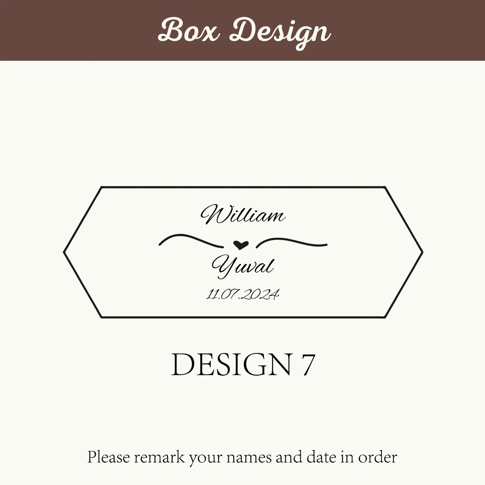 Personalisierte sechseckige Ringbox aus Walnussholz mit Glasplatte, individueller Name, Datum, gravierter Verlobungsringhalter, Andenken, Geschenk