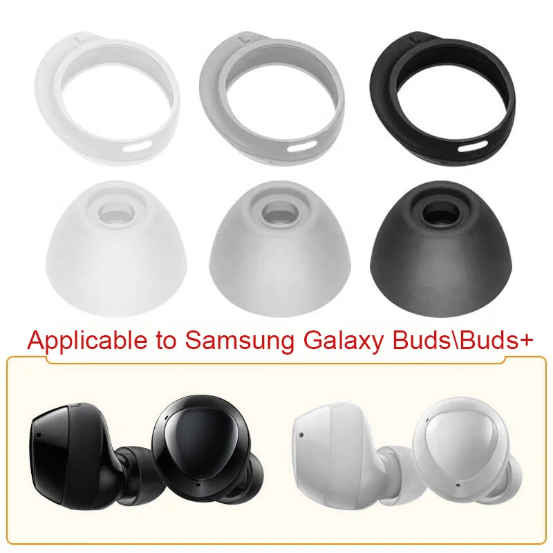 

Earphone Silicone Case For Samsung R170/R175 Galaxy Buds+ Ear Pads Cushion Bluetooth Headset In-Ear Caps Covers Earbuds Eartips