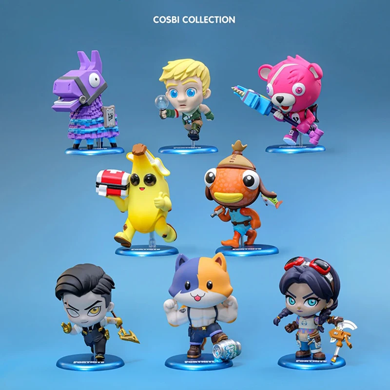 Новые оригинальные мини-фигурки Hot Toys из коллекции Fortnite Cosbi в закрытой упаковке, модные коллекционные фигурки, загадочные подарки.