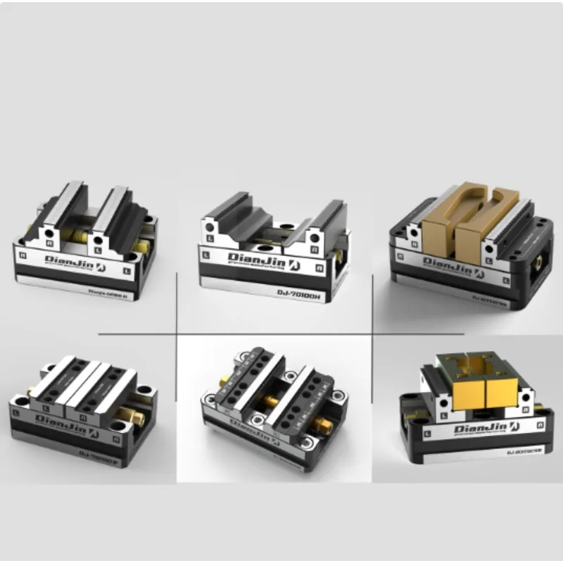 Four- and Five-axis Clamp Self-centering Vise Front and Back Quick Clamping Two Inches 3 4 5 6 7 8 Inches
