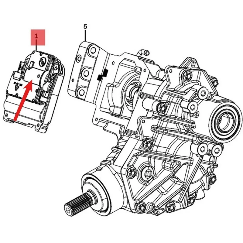 Super Sale Electric Actuator Motor PTU for Jeep Cherokee Chrysler 200 2014-2018 68321285AC 1999-1030837