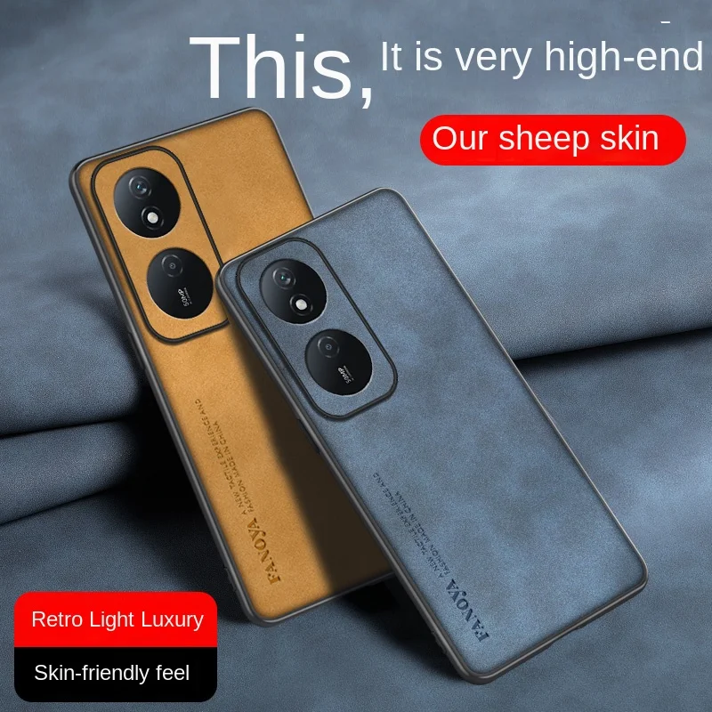 

Honor X7B CLK LX1 LX2 LX3 Case Shockproof PU Leather Surface Hard PC Back Cover Matte Phone Case for Honor X7B HonorX7B CLK-LX1