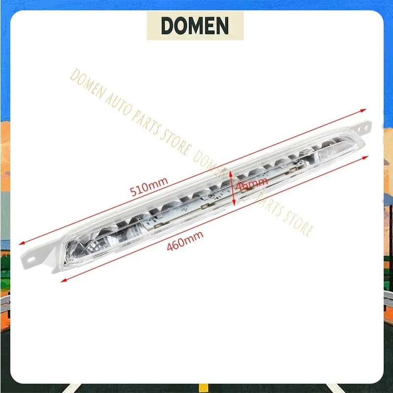 DOMEN Rear Diffuser Bumper Fog Light For Mercedes W222 S-Class S500 S600 2014-17 Rear Lower Bumper Brake Light A2229060048 22290