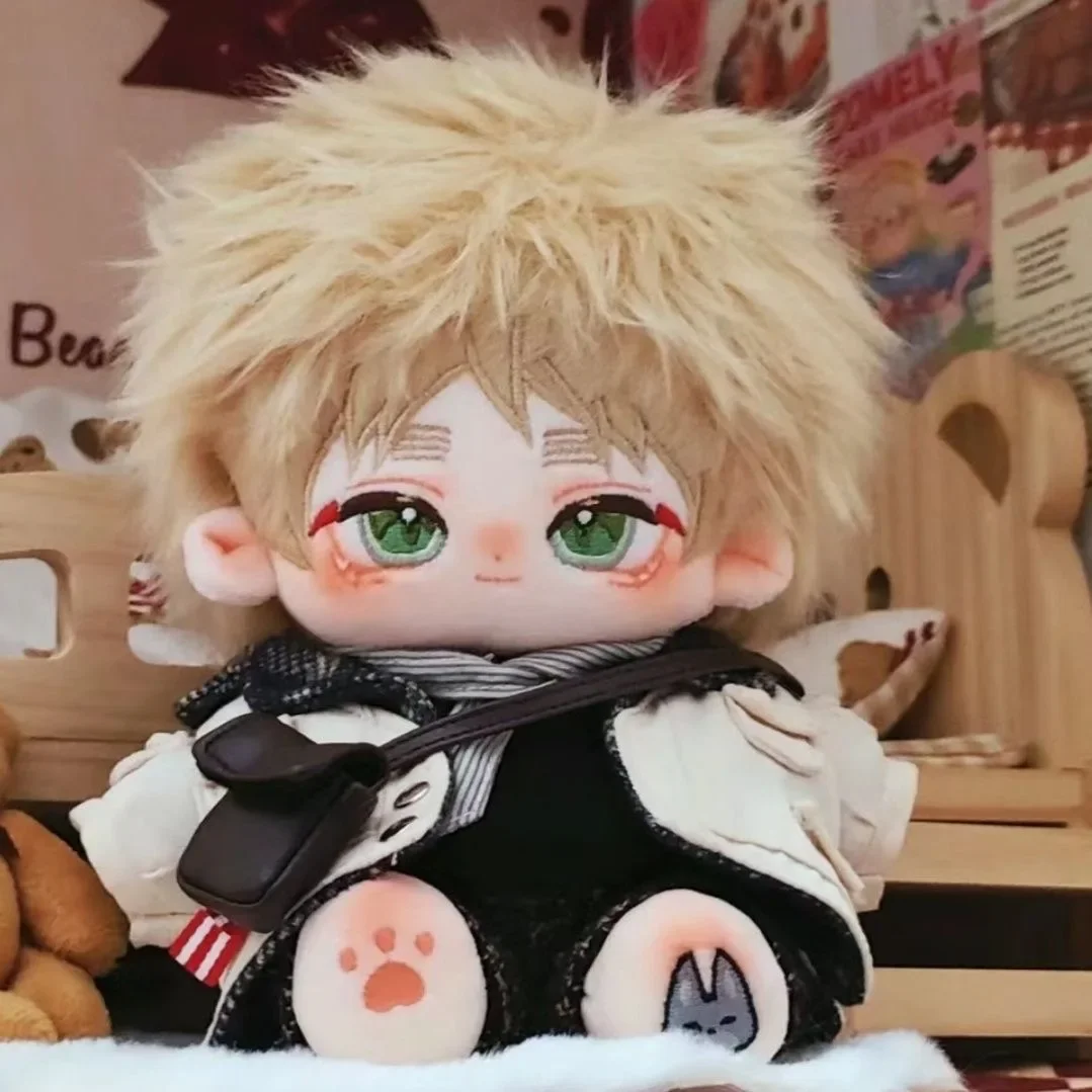 

Anime Attribute Arthur Kirkland Monster Ear Rail Plush Doll Cotton Stuffed Body Dress Up Clothes Plushies Toys Mascot 20cm