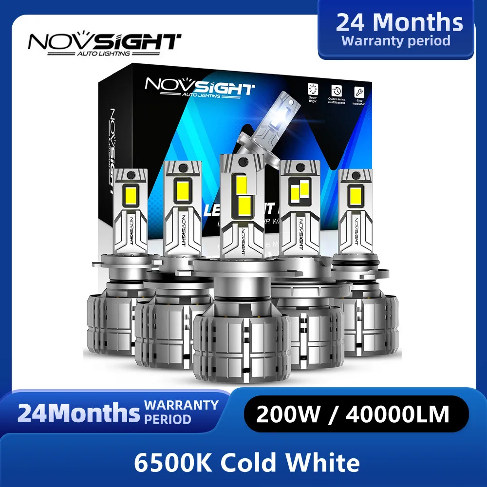 

Novsight N60 H7 LED Headlight For Car H4 LED H11 9005 HB3 9006 HB4 6500K 40000LM 200W 12V LED Auto Headlamp Fog Light Bulbs