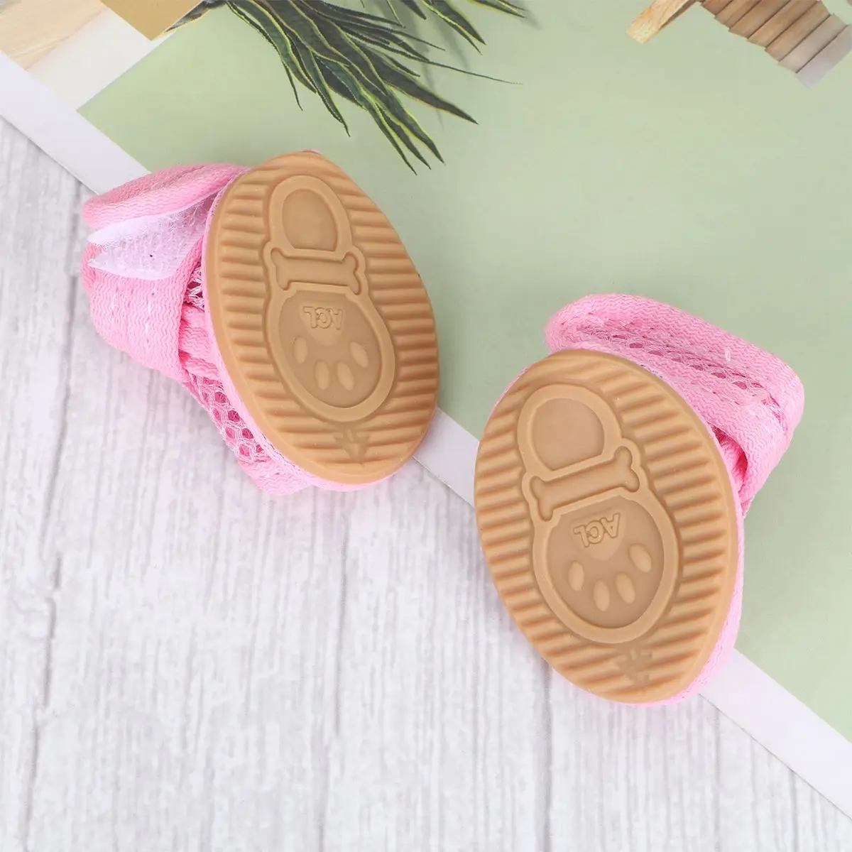 4 Pcs Dog Sandal While Sandals Water Proof Gloves Pet Shoes Supplies Short Boots