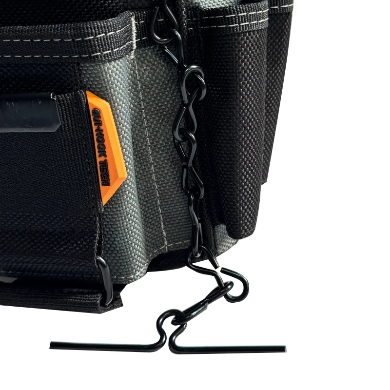 TOOLSTACK Multifunctional Electrician's Pouch High Quality Durable Waist Toolkit Convenient Quick-Hook Small Tools Storage Bag