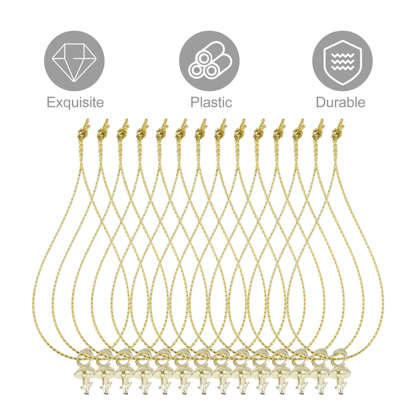 100 Uds. Tapas de bolas Diy cubiertas de colgantes artesanales de plástico Premium para adornos colgantes decoraciones navideñas artesanía fabricación de joyas