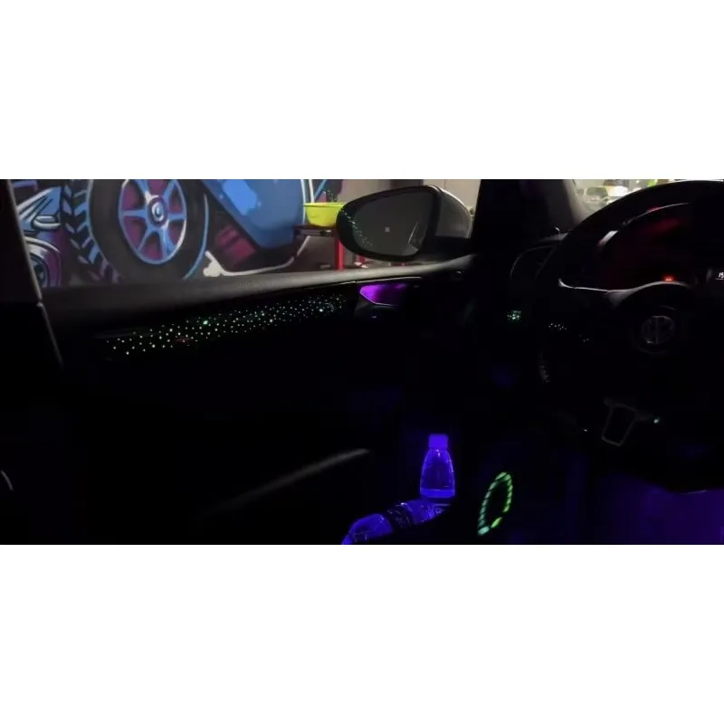 Upgrades Car Ambient Light Kit for  6 2008-2013 LHD/RHD Starry Sky 64 Color Auto Interior Atmosphere Lighting